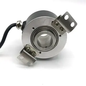 Codificador rotatorio incremental de eje hueco DC24V óptico 1024 PPR 60mm