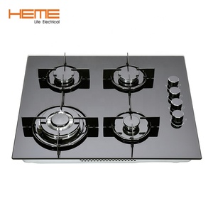 Table de cuisson à gaz en verre trempé de 8 mm, 4 brûleurs, cuisinière à gaz encastrable à vendre - Product Image 2