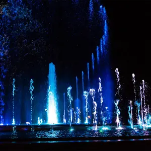 AWS OEM açık göl havuzu çeşme çeşme şamandıra dans dekor müzikal çeşme denetleyicisi