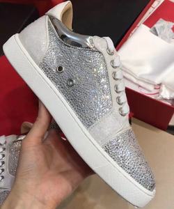 Chaussures de sport de luxe pour hommes, style décontracté, baskets de course, chaussures de marche de haute qualité avec semelle rouge, diamants, 2025 - Product Image 2