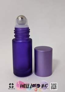 Botella de perfume roll-on de cilindro de vidrio ligero de 5ml con tapa de corona para un embalaje de fragancia conveniente - Product Image 3