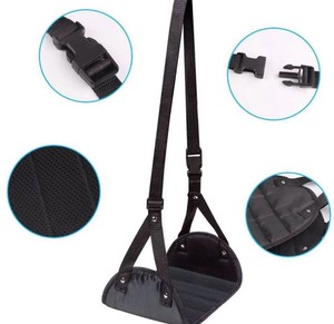 Portable Airplane <strong>Foot</strong> <strong>Hammock</strong> with DJC Features Essential Accessory for Airplane Travel &amp; Desk Use Camping Furniture - Product Image 1