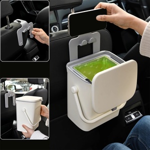 Caja <span class=keywords><strong>de</strong></span> Almacenamiento para Asiento Trasero <span class=keywords><strong>de</strong></span> Coche con Cubo <span class=keywords><strong>de</strong></span> <span class=keywords><strong>Basura</strong></span> y Soporte para <span class=keywords><strong>Teléfono</strong></span> Móvil, Cubo <span class=keywords><strong>de</strong></span> Limpieza <span class=keywords><strong>de</strong></span> Plástico <span class=keywords><strong>de</strong></span> 5L - Product Image 2