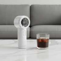 Ventilateur portable pliable mini turbo 2026, rechargeable, haute vitesse, chargement Type-C, en plastique pour extérieur