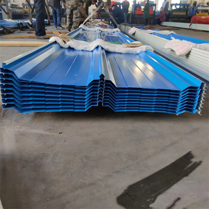 24/26/28 Calibre PPGI Casa Pré-fabricada Folhas De Telhados De Zinco RAL Cor De Metal Revestido Galvanizado Ferro Ondulado Tisi Corte Soldagem - Product Image 1