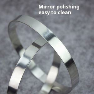 Cercles à gâteaux de riz en acier inoxydable, cercles à crêpes, cercles à tortillas, cercles à tamus français, moules à <span class=keywords><strong>soufflé</strong></span> - Product Image 2