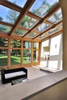 Verre feuilleté résistant aux ouragans pour toit de villa, terrasse et véranda
