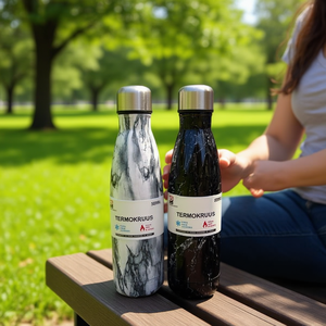 Bouteille d'eau isotherme en acier inoxydable Mnj Termokruus 500 ml pour usage quotidien - Product Image 2