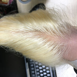 Fghh — <span class=keywords><strong>Film</strong></span> Hd Transparent blond 613 avec Lace Frontal 13x4, cheveux vierges Swiss - Product Image 2