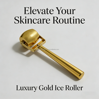 Rouleau de massage portable à glace pour la beauté à domicile, stimulant la croissance des cheveux et de la barbe, masseur du cuir chevelu, du corps, du visage et des yeux, rouleau de soin pour la peau de salon