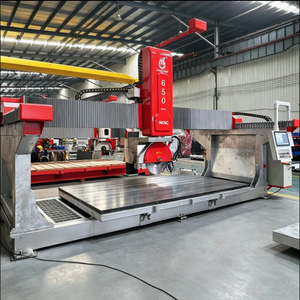 HKNC-<span class=keywords><strong>650</strong></span> PLUS Sega a Ponte CNC a 5 Assi con Sistema Italiano ESA, Rotazione Testa 0-360°, Spessore 200mm, per Granito, Marmo, Quarzo - Product Image 6