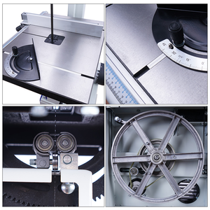 Sega Industriale per Lavorazione del Legno a Doppia Velocità con Interruttore Intelligente per Tagli Facilitati, Attrezzatura da Officina - Product Image 4