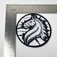 Écussons tissés personnalisés avec design de dessin animé, uniformes de club de courses hippiques, vêtements de travail pour le personnel d'écurie, badges tissés avec logo du club de jockey