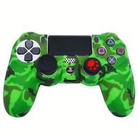 Coque en silicone antidérapante personnalisée et écologique avec poignée en bois pour manette PS4 – OEM/ODM disponible sur mesure