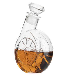 Decantador de Licor de Vidro Borossilicato Redondo de Alta Qualidade com Estampagem a Quente e Capacidade Personalizável - Product Image 2