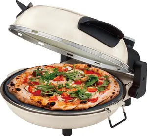 Aifa Factory Outlet Usage domestique Fonction de préchauffage à 420 degrés sans fumée Appareil à pizza portable avec coupe-pizza