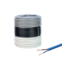 Câble d'Alimentation 3 Conducteurs H05VV-F 3x1.5 mm², Fil Électrique Souple en Cuivre, Câble RVV pour Câblage de Maison et Bâtiment