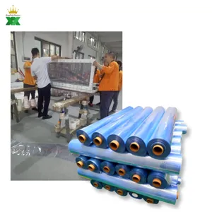 Bolsas cilíndricas de película termorretráctil de PVC con sellado de plástico de barril de rollo grueso de doble capa