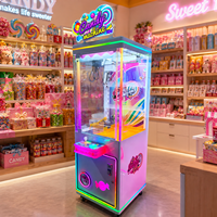 Machine de jeu à griffes à monnayeur, direct usine, pour jouets d'arcade, snacks et bonbons