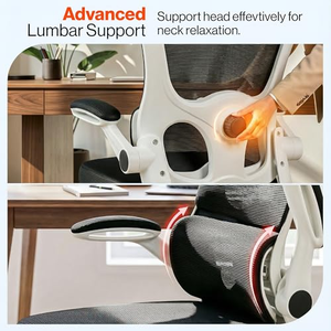 Cómoda Silla de Oficina Multifuncional de Malla, Diseño Ergonómico Giratorio - Product Image 5