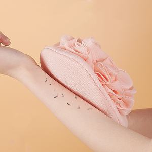 Wholesale Exfoliating Body Cleaning Bath Flower Bathroom Shower Ball Scrubber Sponge Towel Tool - Product Image 3