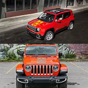 Pegatina de cubierta de capó de coche <span class=keywords><strong>para</strong></span> Jeep Renegade Patriot Wrangler JK L TJ Trail Hawk Rubicon <span class=keywords><strong>Tuning</strong></span> accesorios DIY calcomanías de vinilo - Product Image 5