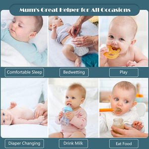 Premium Hypoallergenic Unbleached Bamboo Terry <strong>Quilted</strong> <strong>Baby</strong> Crib Waterproof Mattress Cover <strong>Baby</strong> <strong>Cot</strong> Protector With TPU - Product Image 2