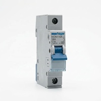 Interruptor Automático Miniatura (MCB) Serie Hager NCN NDN 1P 2P 3P 4P 6A-63A 10kA Curva C D Certificado CE Stock Disponible de Fábrica