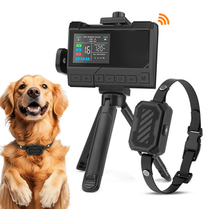 800m精密レンジ調整可能遠隔犬用トレーニングカラー120ftワイヤレスペット犬用電子フェンスシステム15FT境界トレーナー - Product Image 1