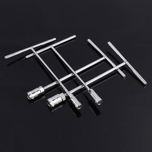 Thép Carbon T-Xử Lý 6 Điểm Cờ Lê T Xử Lý Metric Hex Ổ Cắm Cờ Lê Đặt Cho Xe Máy Xe Đạp Sửa Chữa - Product Image 5