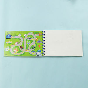 เด็กที่กำหนดเองการเรียนรู้มายากลสีรถบัสเส้นขยุกขยิกสมุดวาดภาพสมุดระบายสีน้ำ - Product Image 4