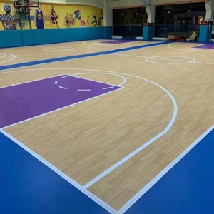Bán buôn tự dính Vinyl gạch lát sàn linh hoạt bóng rổ trong nhà sàn vinyl chi phí sàn mỗi foot vuông Hi-Q - Product Image 2