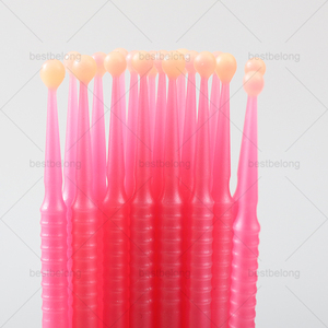 Aplicador de gemas de cera desechable de etiqueta privada, punta de cera de Gema <span class=keywords><strong>dental</strong></span>, microcepillo, recogedor de diamantes de imitación azul y rosa para gemas dentales - Product Image 5