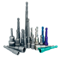 Setters d'écrou magnétiques hexagonaux, adaptateur de manchon de 65mm, vis S2 ph2, foret à écrou fort, foret à vis, foret de puissance