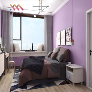 <span class=keywords><strong>Papier</strong></span> <span class=keywords><strong>peint</strong></span> PVC auto-adhésif uni mat, imperméable, pour salle de bain, chambre à coucher, salon, moderne, simple, couleur unie violette - Product Image 1