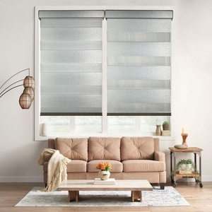 Chine usine moteur <span class=keywords><strong>de</strong></span> rideau intelligent store zèbre pour fenêtre automatisée ombre tissu occultant jour nuit rouleau - Product Image 1