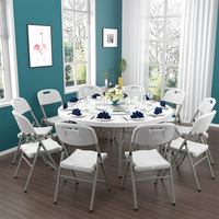 Table pliante en plastique, chaise d'extérieur pour pique-nique, barbecue, plein air, pour événements, 1 pièce