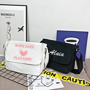 Bolso bandolera de lona personalizado 2025, bolso de hombro personalizado con logotipo y nombre para uso diario - Product Image 3