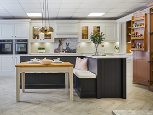 Beautiful White Classical American Modular Kitchen Cabinet with MDF Faucet Drawer Basket-Ready Assemble - Product Image 5