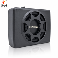 Caisse de subwoofer audio Slim's 8,10 pouces à double bobine Super Bass 180W pour système audio de voiture, avec cadre en aluminium de 5 pouces et haut-parleur unique amélioré