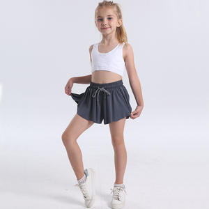 Pantaloncini Sportivi Fluidi King Mcgreen Star per Bambine e Ragazze, Gonne Corte a <span class=keywords><strong>Farfalla</strong></span> per Corsa, Allenamento e Sport Estivi - Product Image 2