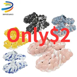 2024 Dropshipping Product Groothandel Strand Glijbanen Sandalen Massage Bubble Slipper Glijbanen Golfbal Slippers Bubble Glijbanen