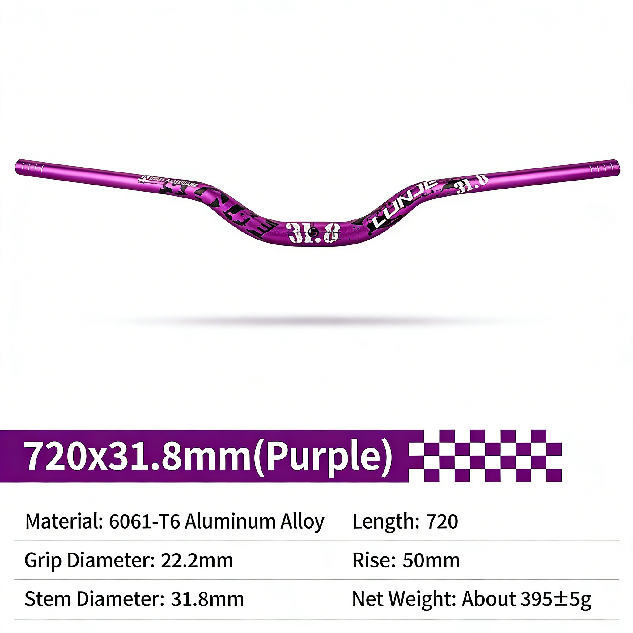 Black Label Purple 31.8 * 720mm/50Hlifting