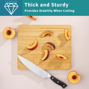 Tùy chỉnh nhà bếp gỗ tre thớt cắt khối Bộ 3 - Product Image 6