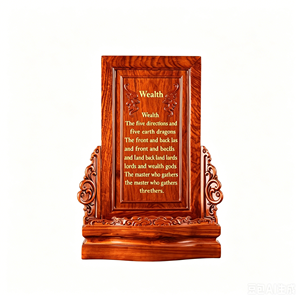 Tableaux commémoratifs en bois naturel en gros pour les salles ancestrales domestiques, les plaques d'hommage aux ancêtres et l'encens du Dieu Terrestre dans les foyers - Product Image 3