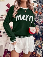 Nouveau Pull Tricoté de Noël 2026 pour Femme – Haut Décontracté à Manches Longues et Coupe Ample pour l'Automne et l'Hiver