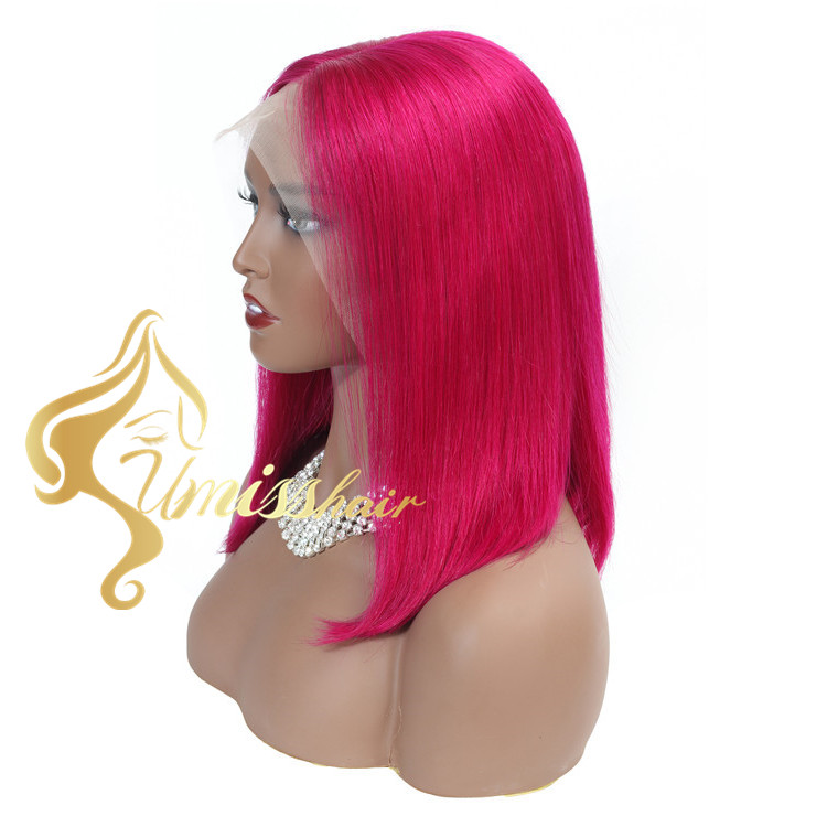 full lace wig virgin hair red