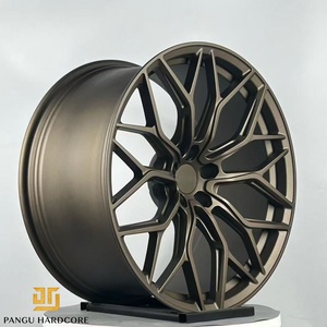 ล้อแม็กซ์สีน้ำตาลด้าน ขอบฟอร์จ ดีไซน์เว้าหลายก้าน ขนาด 17 18 19 20 21 22 24 นิ้ว สำหรับรถยนต์โตโยต้า เชฟโรเลต ซูบารุ - Product Image 2