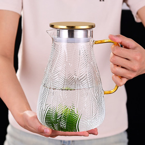 Bouilloire à thé en verre épaissi résistant aux hautes températures, grande capacité, pour la maison - Product Image 2