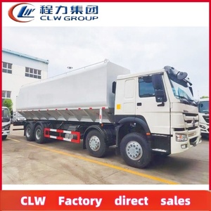 Structure supérieure diesel personnalisée 6-45cbm Nouveau camion d'alimentation en vrac de bétail de volaille Transport de grain Véhicule de livraison d'aliments pour ferme - Product Image 3